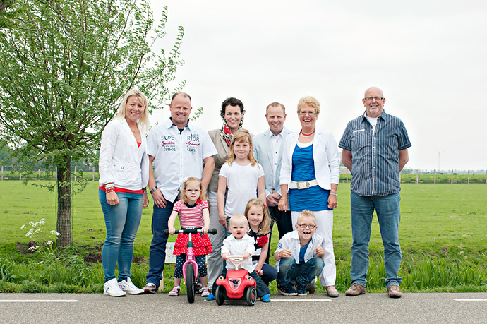 Familie-fotoreportage