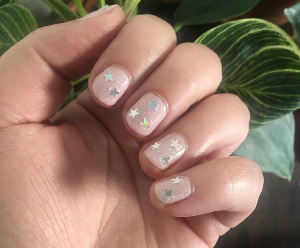 Nagels glitter