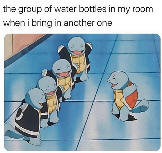 the-group-of-water-bottles-in-my-room-when-i-bring-in-another-one-meme