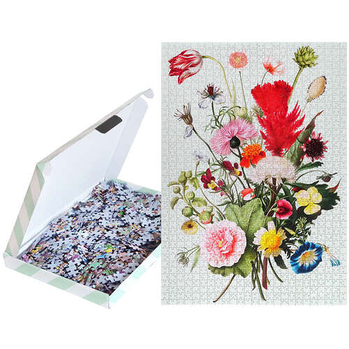 BloomPost-Bloemen-boeket-Puzzel-cadeau-brievenbus-post-1000-stukjes-puzzelen800