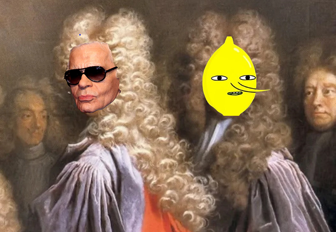 Lemon Karl pruik