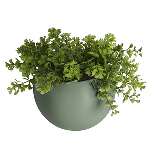 Potje-muur-globe-matgroen