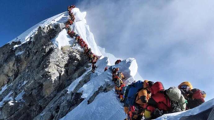 mount everest rij