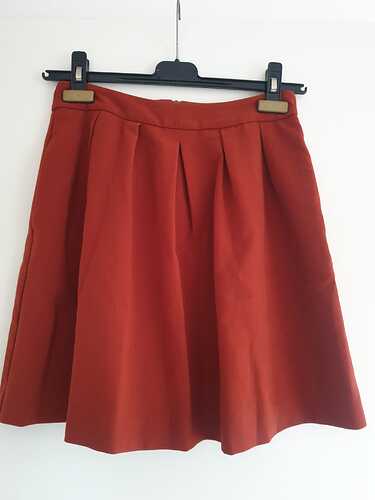 Rood rokje vinted1