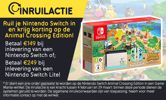 Animal Crossing Switch Hardware Inruilactie