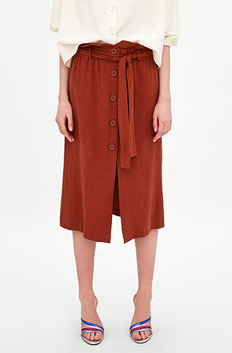 LINEN-MIDI-SKIRT-WITH-BUTTON-FASTENING
